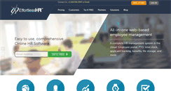 Desktop Screenshot of affiliates.effortlesshr.com